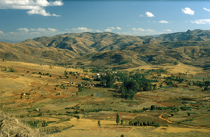 Dorf im Hochland