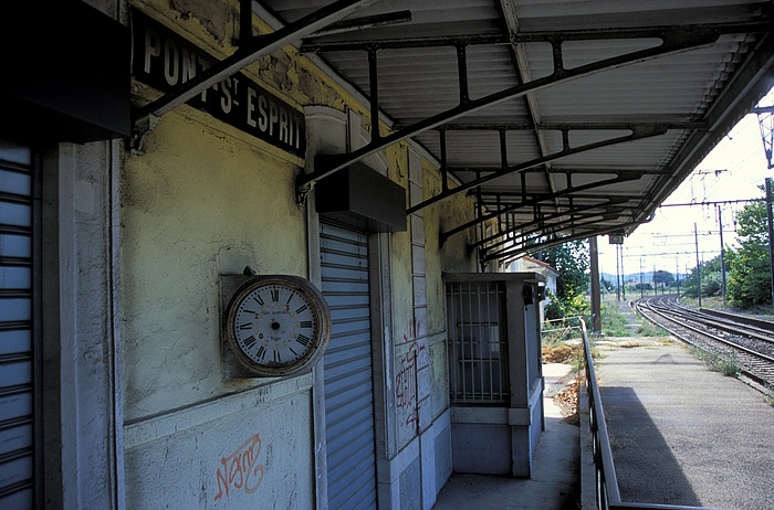 Verlassener Bahnhof