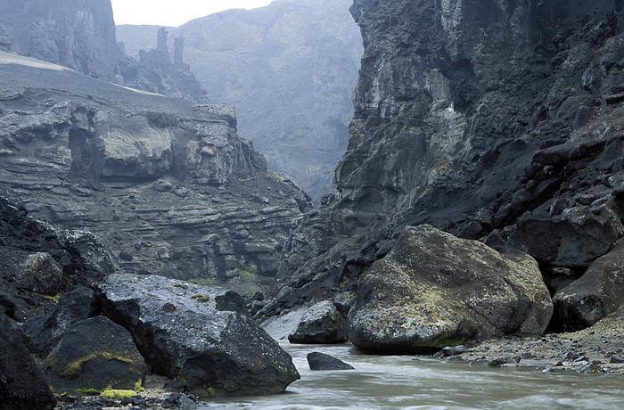 Drekagil Schlucht Askja