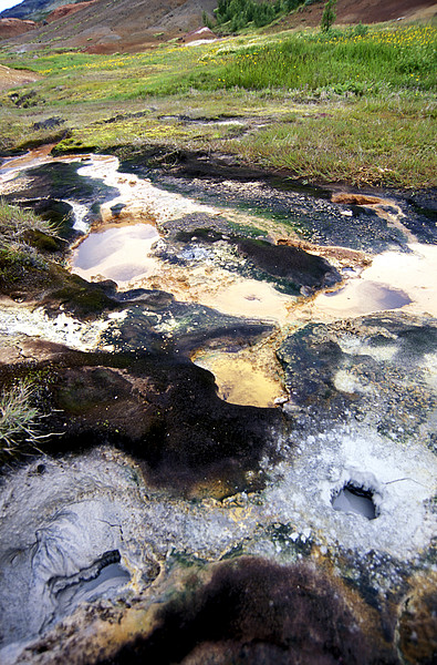 Schlammtpfe in Geysir