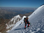 Abstieg am Lagginhorn