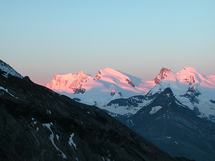 Monte Rosa und Strahlhorn