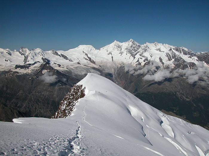 Weissmies Westgrat und Mischabel