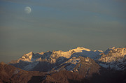 Mond über dem Sustenhorn