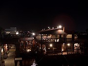 Restaurant auf dem Dniper