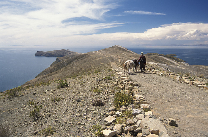 Inkaweg auf der Isla del Sol