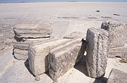 Salzblöcke im Salar de Uyuni