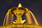 Brunnen auf der Plaza Mayor in Cusco