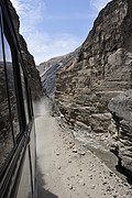 Fahrt durch die Enteneschlucht / Canyon del Pato nach Huaraz