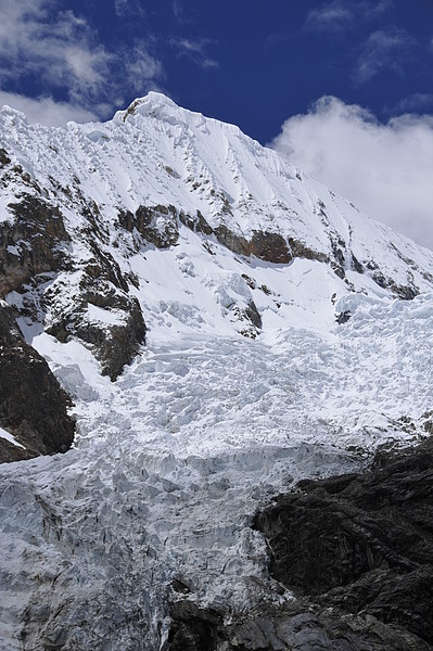 Carnicero und Sarapo Gletscher