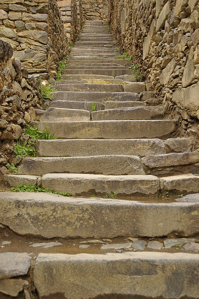 Terassen und Ruinen von Ollantaytambo