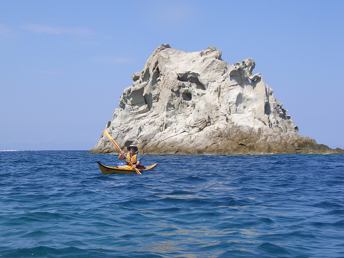 Seekajak beim Capo d'Enfola