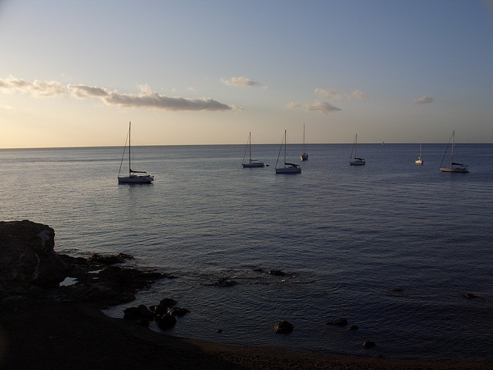 Sonnenaufgang an der Spiaggia di Terranera