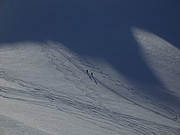 Aufstieg auf dem Maighels Gletscher