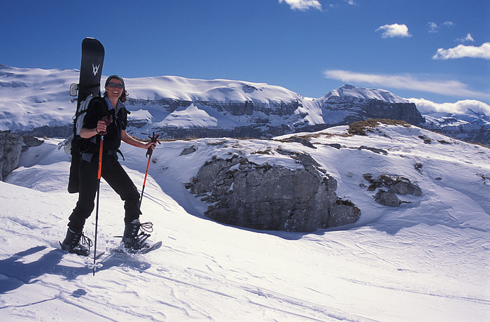 Snowboarderin