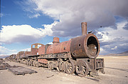 Lokomotiv Friedhof Uyuni