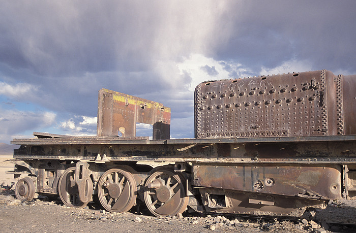 Lokomotiv Friedhof Uyuni