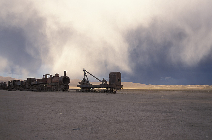 Lokomotiv Friedhof Uyuni