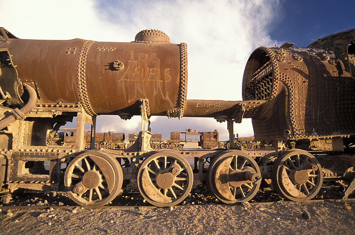 Lokomotiv Friedhof Uyuni