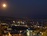 Zürich bei Vollmond